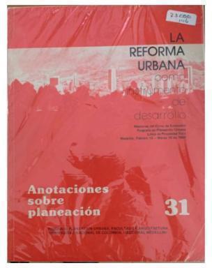 La Reforma Urbana Como Instrumento De Desarrollo