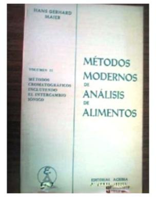 Metodos Modernos De Analisis De Alimentos Vol I