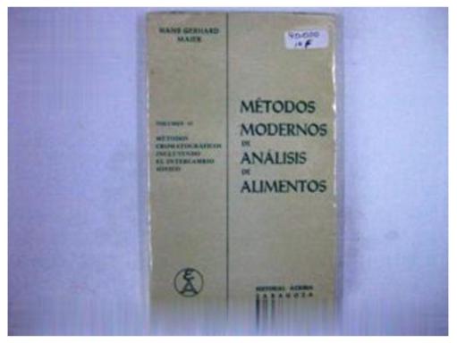 Metodos Modernos De Analisis De Alimentos Vol Ii