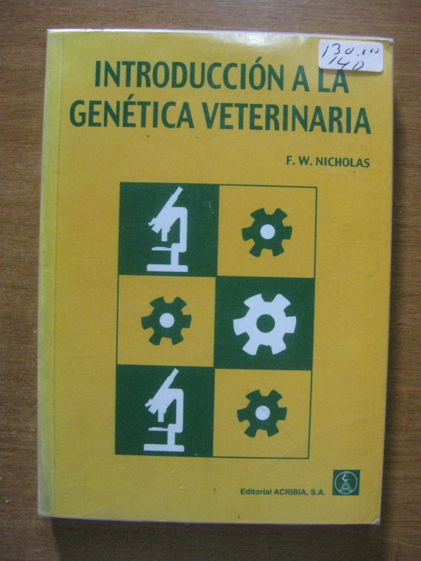 Introduccion A La Genetica Veterinaria